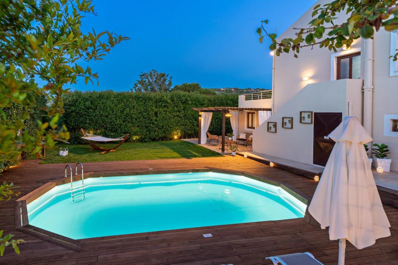 Villa Ellovos With Private Pool Rethimno Eksteriør billede
