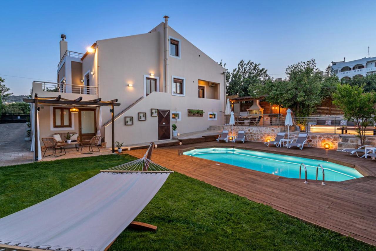 Villa Ellovos With Private Pool Rethimno Eksteriør billede